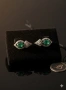 Обеци с Изумруди и Диаманти., снимка 6