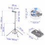Работен стенд за сервизиране на велосипед MARTAR, 107-188см, До 35кг., снимка 6