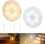 Blewandy LED нощна лампа топло/студено бяло, USB акумулаторни, 2 броя, снимка 1 - Лед осветление - 44672210