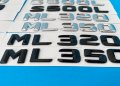 Mercedes надпис, бадж мерцедес, e55, ml320, c200, e200, s500, емблема, снимка 8