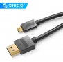 Кабел HDMI - Micro HDMI 1м Ver:4k/60Hz Orico HD101-10 Черен Cable HDMI M/Micro HDMI M Type D, снимка 2