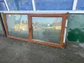 140966 PVC ПВЦ дограма прозорец 88/ 206 см  115 евро                   смр -цвят златен дъб - 1  НЕ , снимка 2