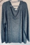 Хубав мек пуловер V-деколте plus size H&M, снимка 2