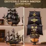 3D Пъзел  на  средновековен кораб ,  комплект за възрастни  и деца – Уникален Подарък, снимка 3