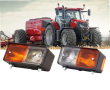 Комплект фарове за селскостопански машини трактори с мигач , Полша, снимка 1 - Аксесоари и консумативи - 44742449