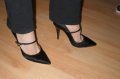 ЛУКС Испански обувки лукс естествен косъм Daniele Ancarani, снимка 1 - Дамски обувки на ток - 12651520