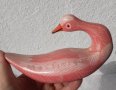 Авторска дърворезба - розова птица, снимка 3