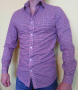 Мъжка риза H&M каре, чисто нова, размер S, снимка 1 - Ризи - 44621384