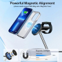 Ново 15W Бързо Безжично Зарядно 3 в 1 за iPhone/Apple Watch/AirPods, снимка 5