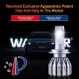 Wattstar H7 LED крушки за фарове, К-кт за преобразуване, 64W супер ярък Hi/Lo Beam фар с вентилатор, снимка 3