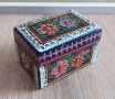 кутийка дървена рисувана за ценители , снимка 1