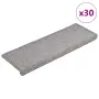 vidaXL Изтривалки за стълби, 30 бр., 65x21x4 см, светлосиви, с правоъгълен кант, снимка 1