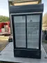 Като нова двойна XXL вертикална плюсова хладилна витрина за бира, вода, храни с 1 година гаранция! , снимка 1