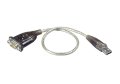 Кабел конвертор ATEN UC232A, USB - RS232 до 230Kbps трансфер, 0.35m, снимка 1 - Кабели и адаптери - 41327743