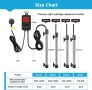 НОВ титаниев нагревател за аквариум Weipro 500W с цифров контролер / от 250 до 350 литра  , снимка 3