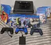 PS4 Slim 500GB + 2TB Seagate Game Drive + 24 игри + 3 DualShock + PS Camera + GuliKit Route Air+ Pro, снимка 1
