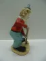 № 7782 стара порцеланова фигура - клоун   - размер - височина 16 см , основа 10 / 7 см , снимка 4
