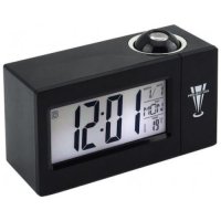 Часовник с проектор за таван Digital One SP00868 ds-3605, активира се с пляскане на ръце, черен, снимка 1 - Други стоки за дома - 41942763