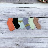 Многоцветни дамски чорапи 6 бр., снимка 1 - Дамски чорапи - 44498792