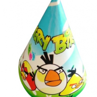 Angry Birds енгри бърдс яростни пилета картонена голяма парти шапки шапка рожден ден, снимка 1 - Други - 36276899