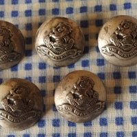 стари английски военни копчета , снимка 2 - Колекции - 40915232
