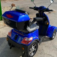 Електрическа Четириколка Famozna LUX 1500W/60V/20Ah - Синя, снимка 5 - Мотоциклети и мототехника - 39295788