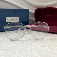 Gucci прозрачни слънчеви,очила за компютър, снимка 6 - Слънчеви и диоптрични очила - 39147861