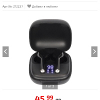 Нови Wesdar TWS 38 Безжични слушалки Bluetooth, снимка 4 - Bluetooth слушалки - 44829095