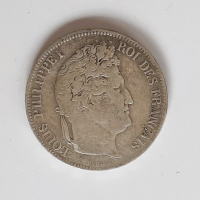 5 франка Луи Филип 1834 W, снимка 2 - Нумизматика и бонистика - 44227690