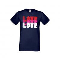 Мъжка тениска Свети Валентин LOVE LOVE LOVE 1, снимка 7 - Тениски - 35713882