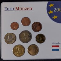 Нидерландия 2001 - Евро сет - комплектна серия от 1 цент до 2 евро, снимка 1 - Нумизматика и бонистика - 44296841