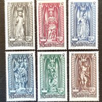 Австрия, 1969 г. - пълна серия чисти марки, религия, изкуство, 3*10, снимка 1 - Филателия - 40618783