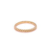 Златен дамски пръстен 1,56гр. размер:53 14кр. проба:585 модел:21889-4, снимка 1 - Пръстени - 44168344