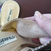Karl Lagerfeld н. 37 Само днес 50 лв., снимка 2 - Дамски ежедневни обувки - 36318417