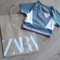 Zara Disney - бюстие 9-10г, снимка 5 - Детски тениски и потници - 42504398