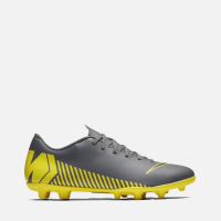 НАМАЛЕНИЕ !!!Футболни обувки калеври NIKE Mercurial Vapor 12 Club MG Сиво/Жълто AH7378-070 №45.5, снимка 1 - Футбол - 44606243