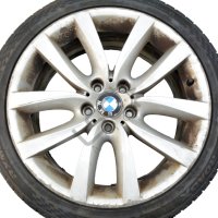 Алуминиеви джанти 5x120 с гуми R19 BMW 5 Series (F10, F11) 2010-2016 ID:106374, снимка 5 - Части - 41674728