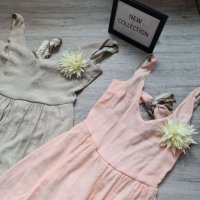 Нова колекция дълга рокля в розов цвят с гол гръб и брошка на намаление, снимка 6 - Рокли - 29180489