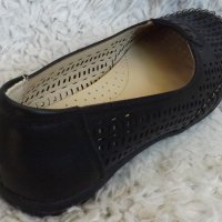 Обувки с перфорация, черни и бели, код 20/ББ2/29, снимка 6 - Дамски ежедневни обувки - 41457869