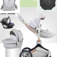 Промоция! бебешка количка 2 в 1 Hot Mom, AULON , DSLAND Fintera, снимка 16 - Детски колички - 42408737