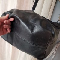 DECADENT чанта,тип торба черна Естествена кожа , снимка 10 - Чанти - 40820688