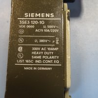 изключвател краен Siemens 3SE3 120-1G limit switch 220V/10A, снимка 2 - Резервни части за машини - 42131701
