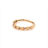 Златен дамски пръстен 1,10гр. размер:56 14кр. проба:585 модел:16503-5, снимка 2 - Пръстени - 40768560