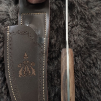 Ловджийски нож  със специална кания / Ръчна изработка, снимка 6 - Ножове - 44754735