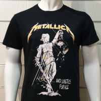 Нова мъжка тениска с дигитален печат на музикалната група METALLICA and justice for all, снимка 3 - Тениски - 36177984