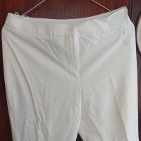 Дамски бял панталон с хастар, размер 8USA, снимка 2 - Панталони - 41063785