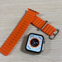 Смарт часовник Ultra C800 smart watch с допълнителни каишки, снимка 6 - Смарт гривни - 41553386