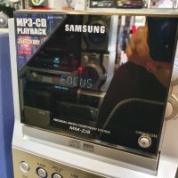 Аудиосистема Samsung MM-ZJ8 с две тонколони. Има радио с RDS, диск (mp3), касета и aux. С дистанцион, снимка 2 - Аудиосистеми - 41667150