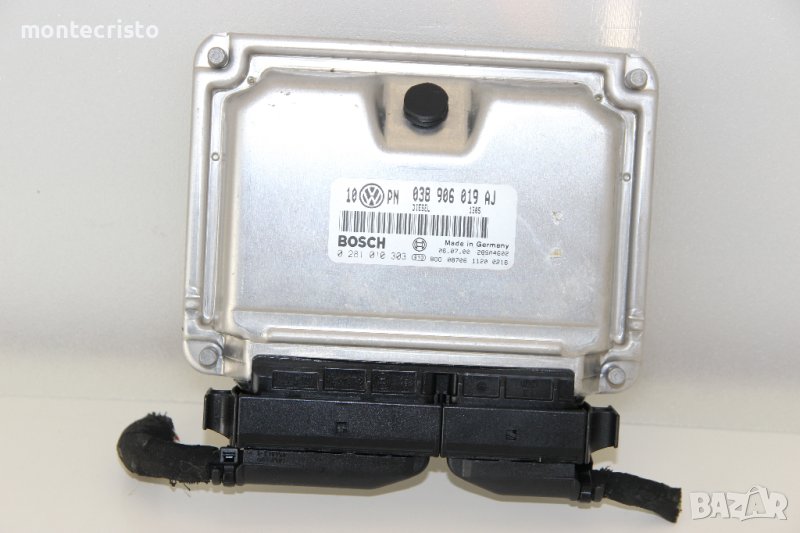 Моторен компютър ECU VW Passat B5 (1997-2000г.) 038 906 019 AJ / 038906019AJ / 0281010303, снимка 1