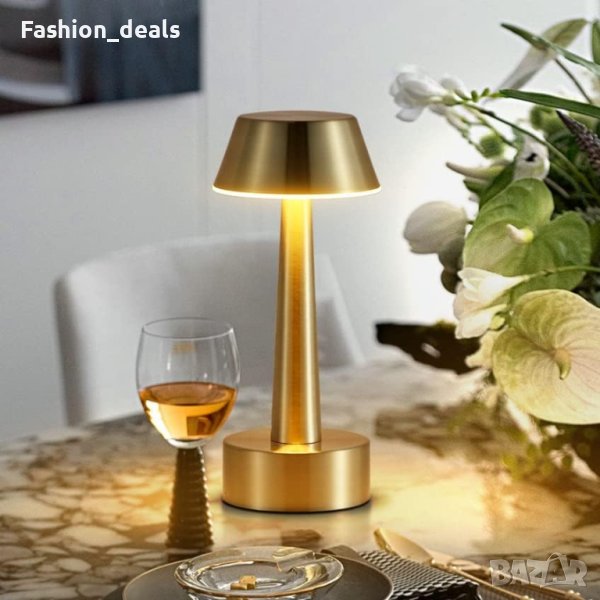 Нова Акумулаторна безжична малка настолна лампа/работеща с батерии, снимка 1